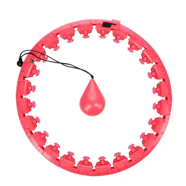 Masážní hula hoop FH01 se závažím červená Aktuální