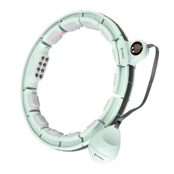 Zlevněný Masážní hula hoop HMS HHM13 se závažím, magnety a počítadlem zelená