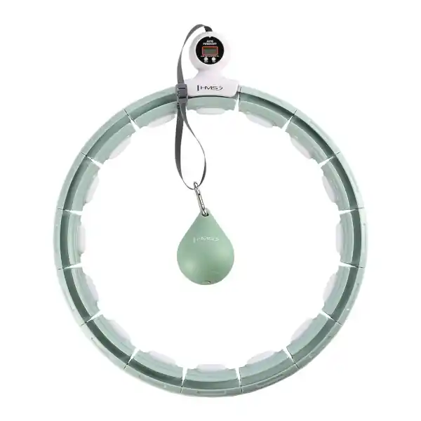 Top Prodej Masážní hula hoop HMS HHM15 se závažím, magnety a počítadlem zelená
