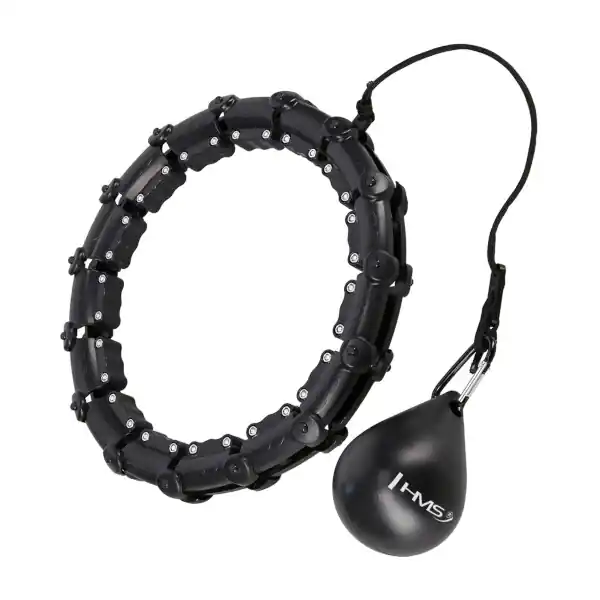 Akce Masážní hula hoop HMS HHW11 PLUS SIZE se závažím černá