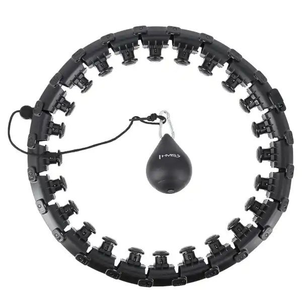 Sleva Masážní hula hoop HMS HHW01 se závažím černá