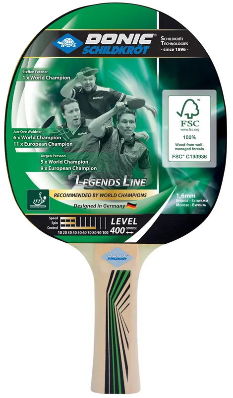 Pálka na stolní tenis DONIC Legends 400 Výhodná Nabídka