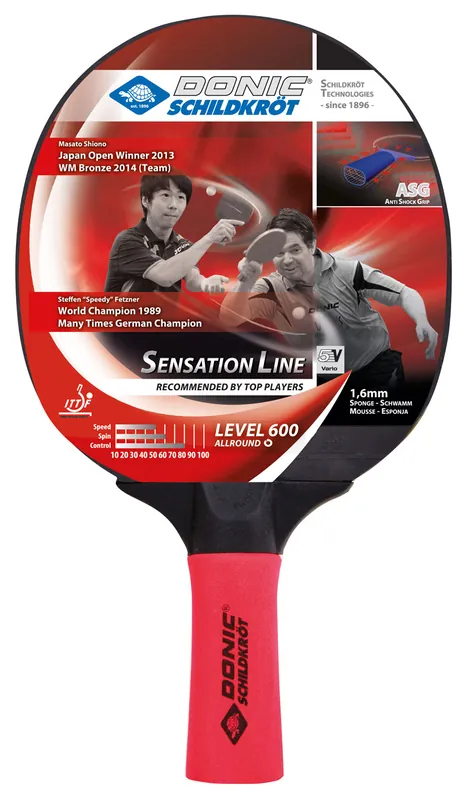Pálka na stolní tenis DONIC Sensation 600 ASG Značkový