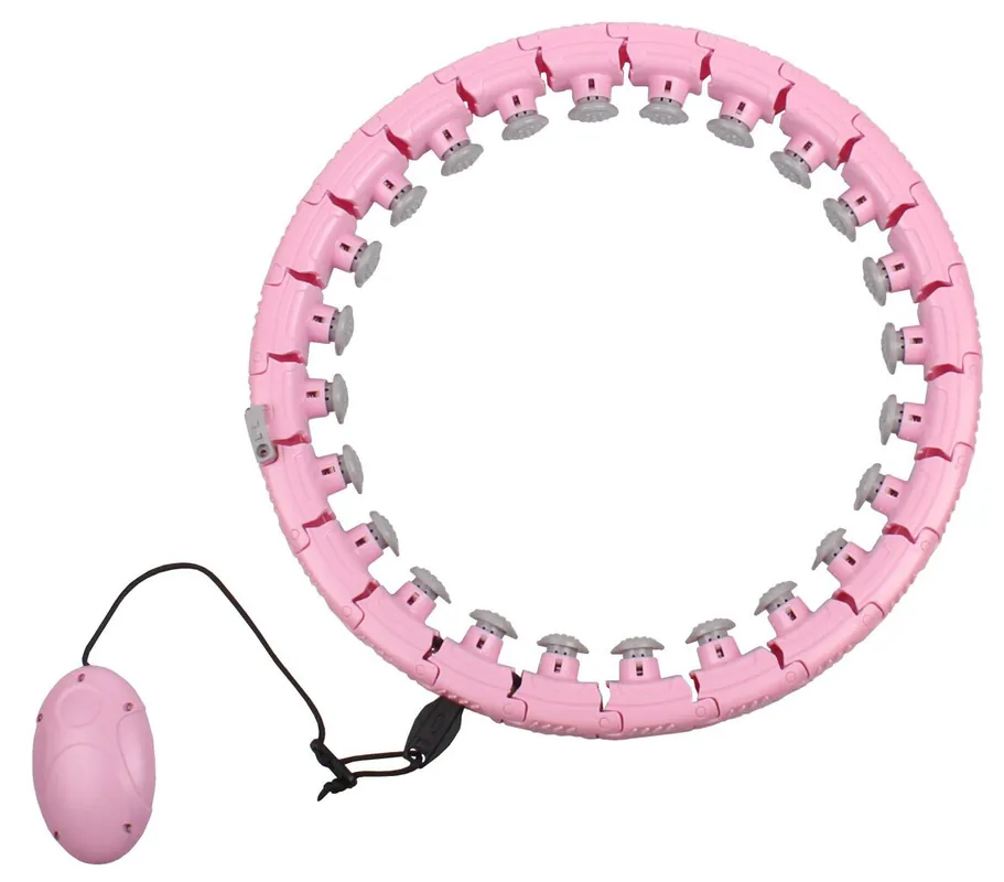 Obruč Hula Hoop Massage růžová Výhodná Nabídka