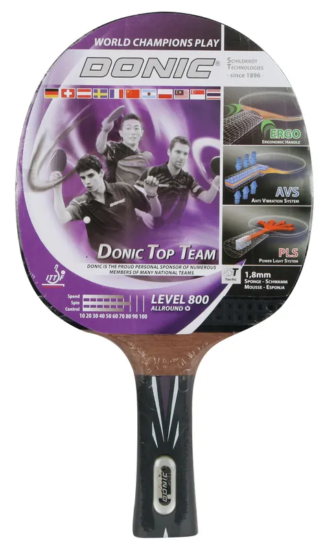 Pálka na stolní tenis DONIC Top Teams 800 Bezpečná Platba