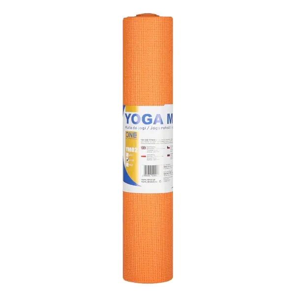 Podložka pro jógu ONE Fitness YM02 oranžová Víkendová Akce