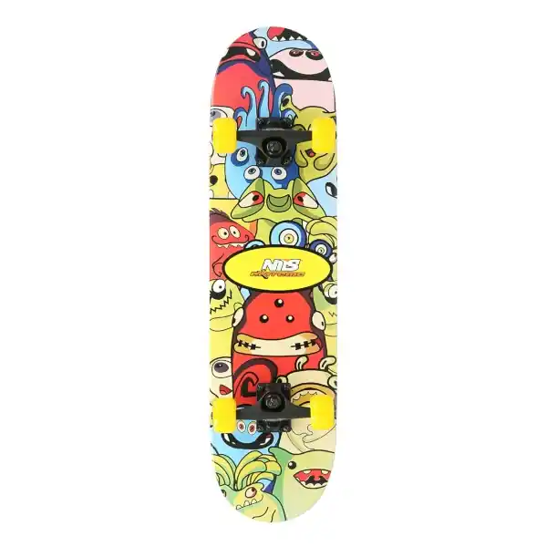 Zlevněný Skateboard NILS Extreme CR3108 Color Worms 1