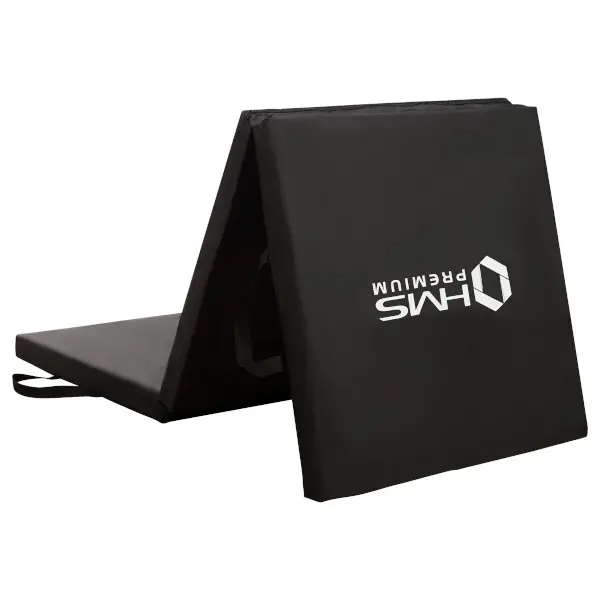 Skládací žíněnka HMS Premium MGS02 180x60x5 cm - černá Omezená Nabídka