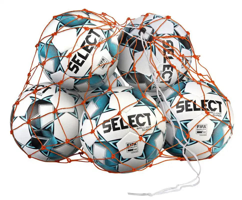 Omezená Nabídka Síť na míče Select Ball net 10-12 balls - oranžová