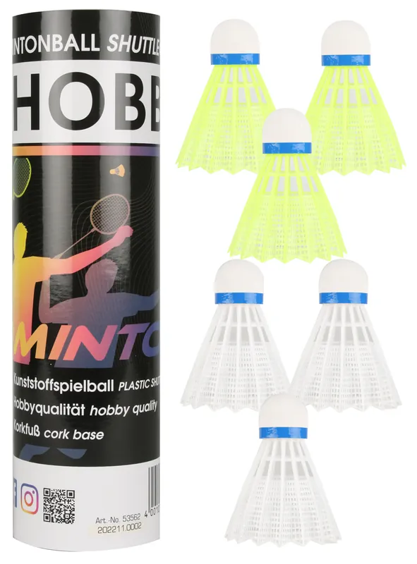 Sunflex Hobby badmintonové míčky 6 ks Speciální Cena