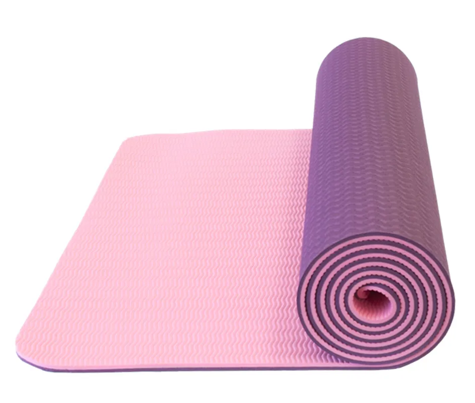 Yoga mat dvouvrstvá TPE růžová Horká Nabídka