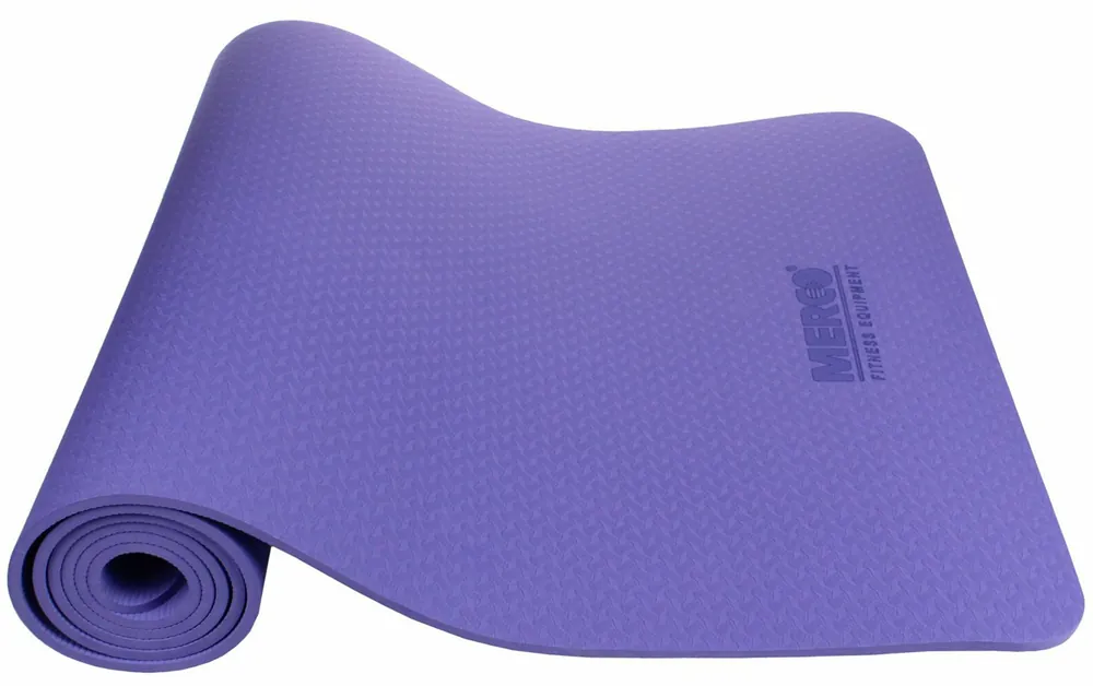 Akce Yoga mat jednovrstvá TPE fialová