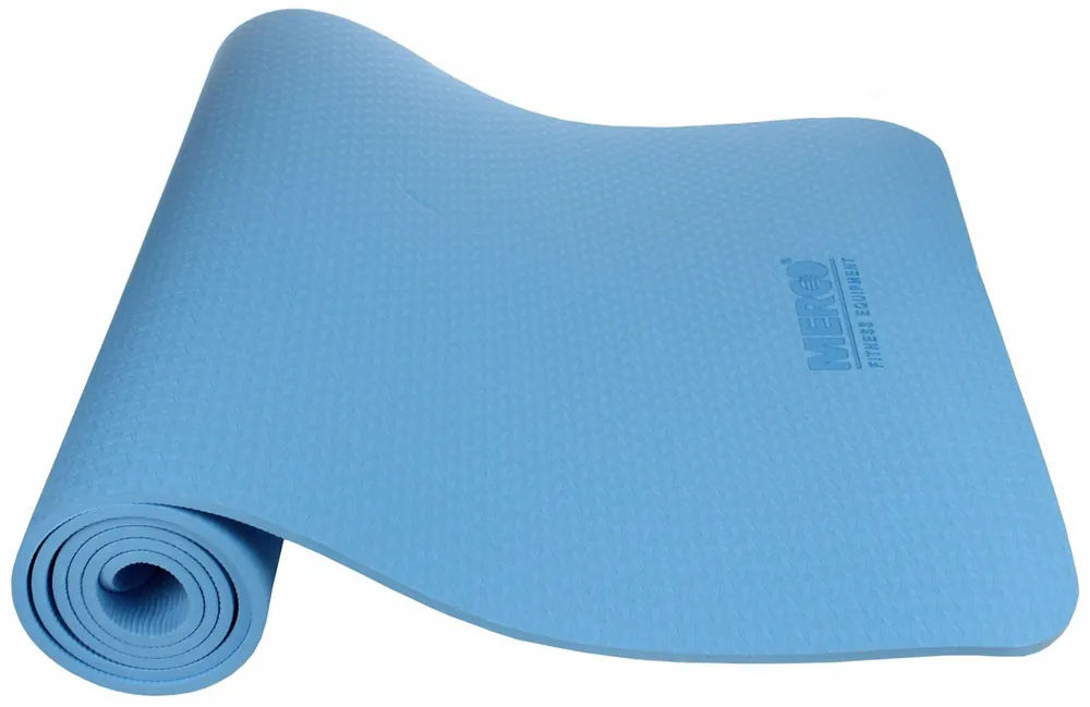 Yoga mat jednovrstvá TPE modrá Originální