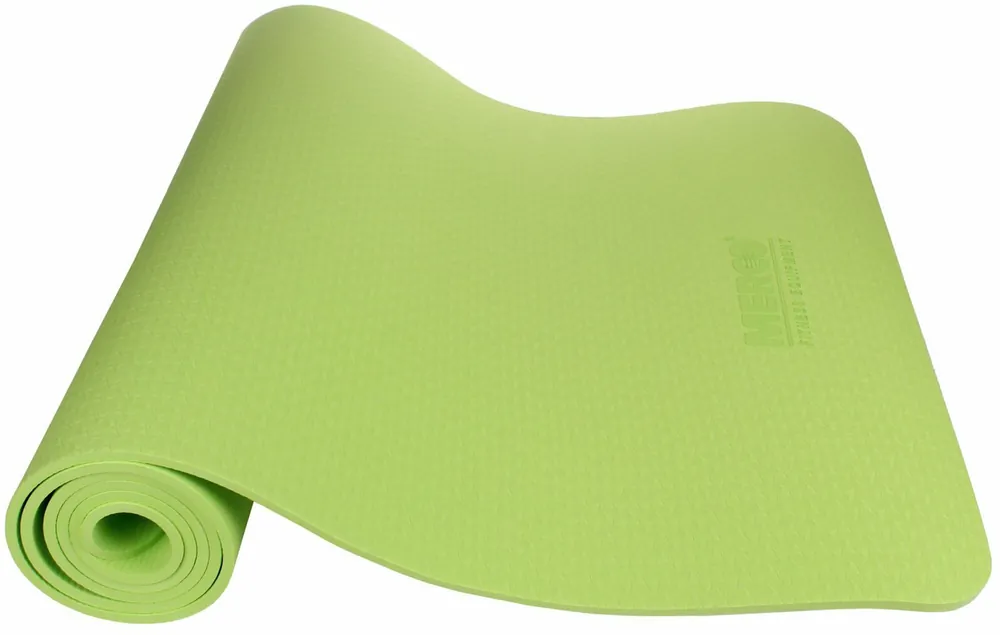 Yoga mat jednovrstvá TPE zelená Levný