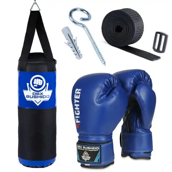 Omezená Nabídka Sada pro trénink boxu DBX BUSHIDO DBX Kids60.3 modrá