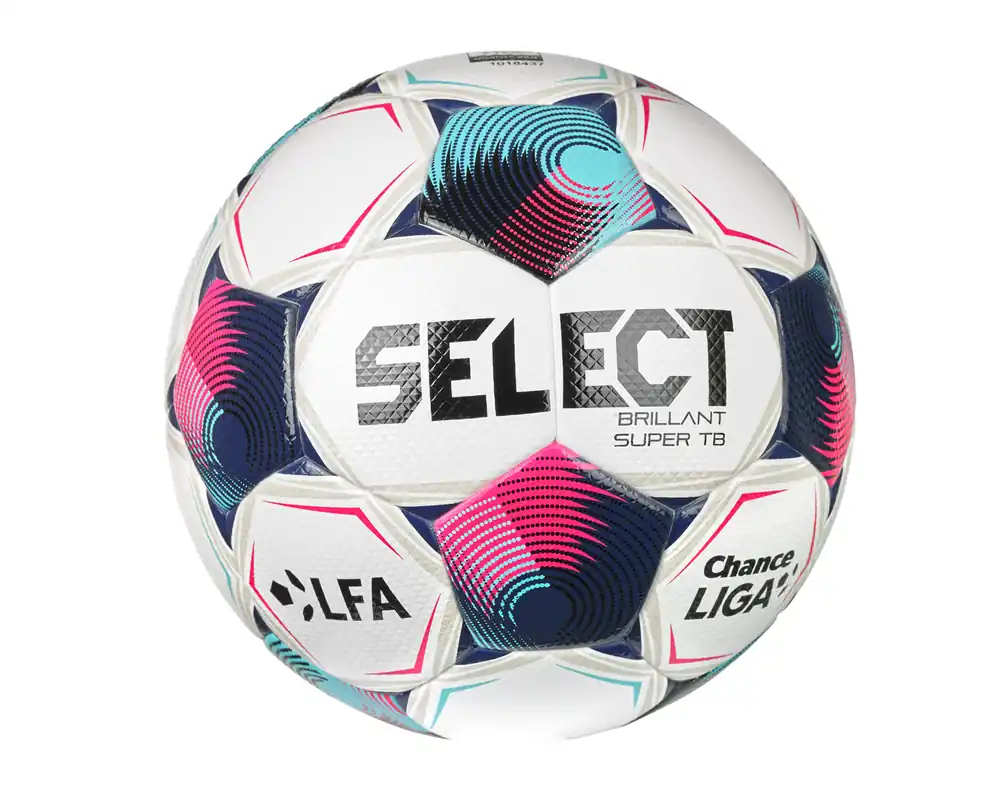 Jen Po Omezenou Doba Fotbalový míč Select FB Brillant Super TB CZ Chance Liga 2026/27 bílo růžová Velikost míče 5