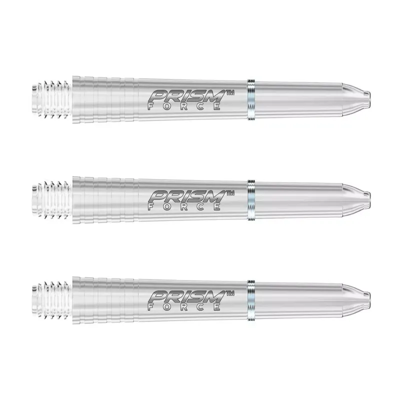 Autentický Násadky na šipky Winmau Prism force plastové, krátké bílé