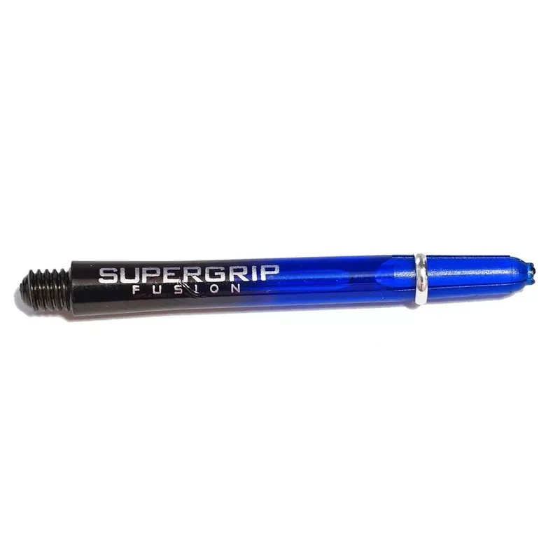 Autentický Násadky na šipky Harrows Supergrip Fusion černé, modré, dlouhé