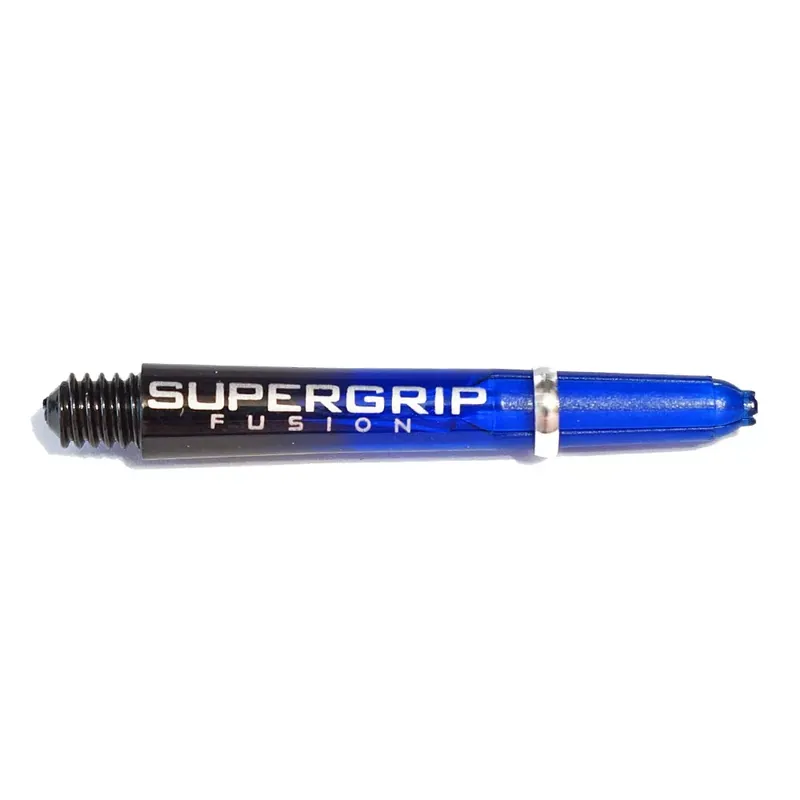 Násadky na šipky Harrows Supergrip Fusion černé, modré, krátké Cenová Bomba