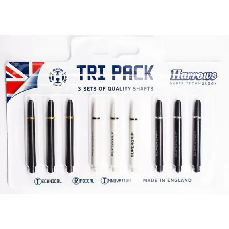 Násadky na šipky Harrows Supergrip Pro Tri Pack Must-Have