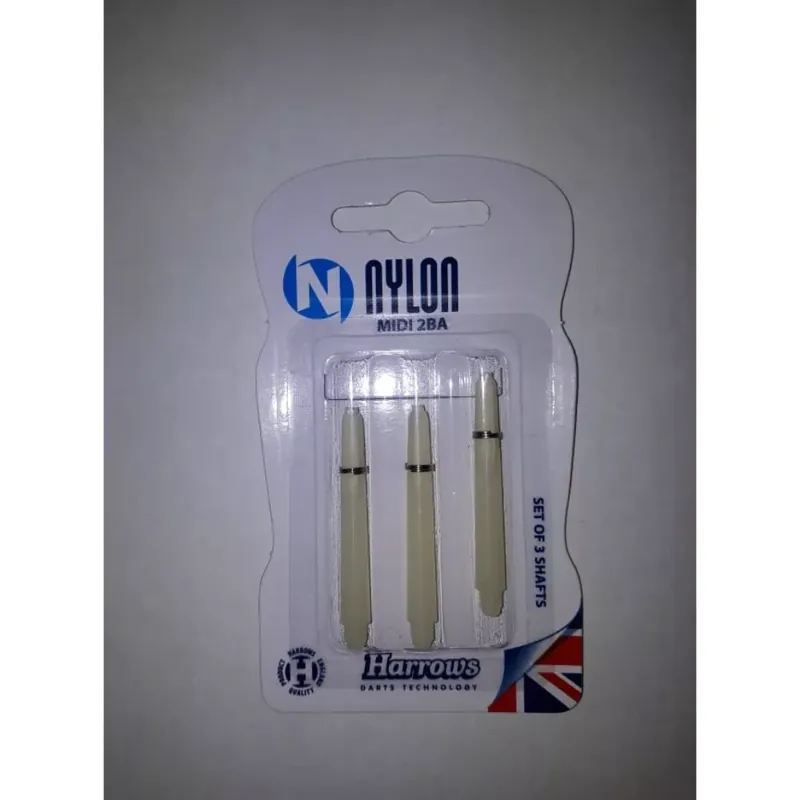 Přímo Od Výrobce Násadky na šipky Harrows Nylon bílé, střední