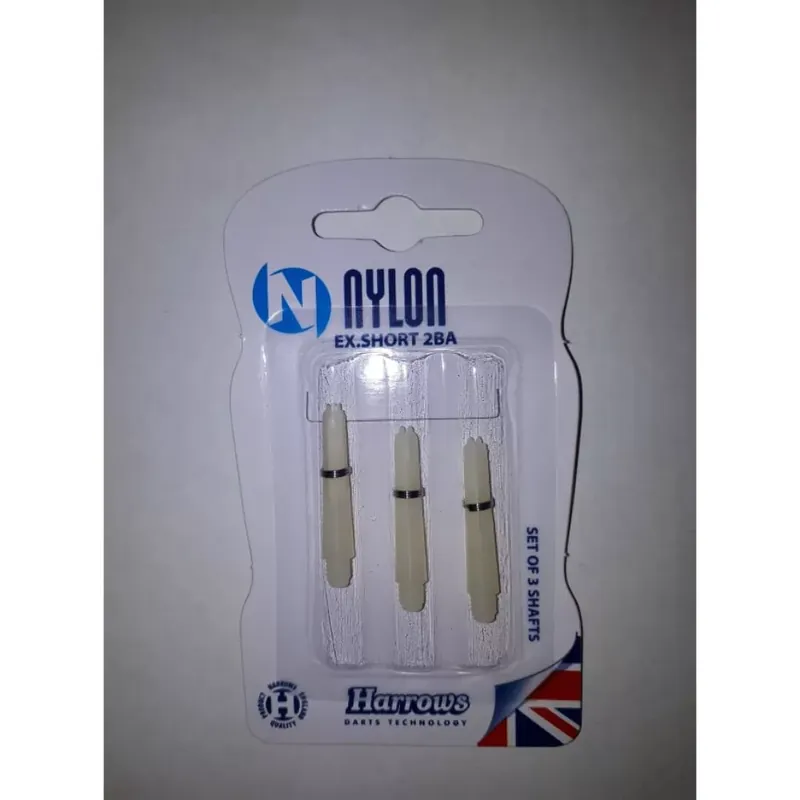 Cenový Hit Násadky na šipky Harrows Nylon bílé, extra krátké