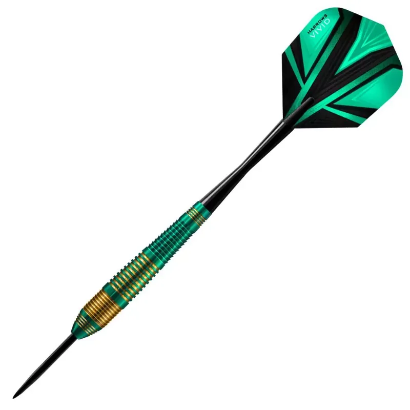 Cenový Hit Sada steel šipek Harrows Vivid R Green 22g, brass