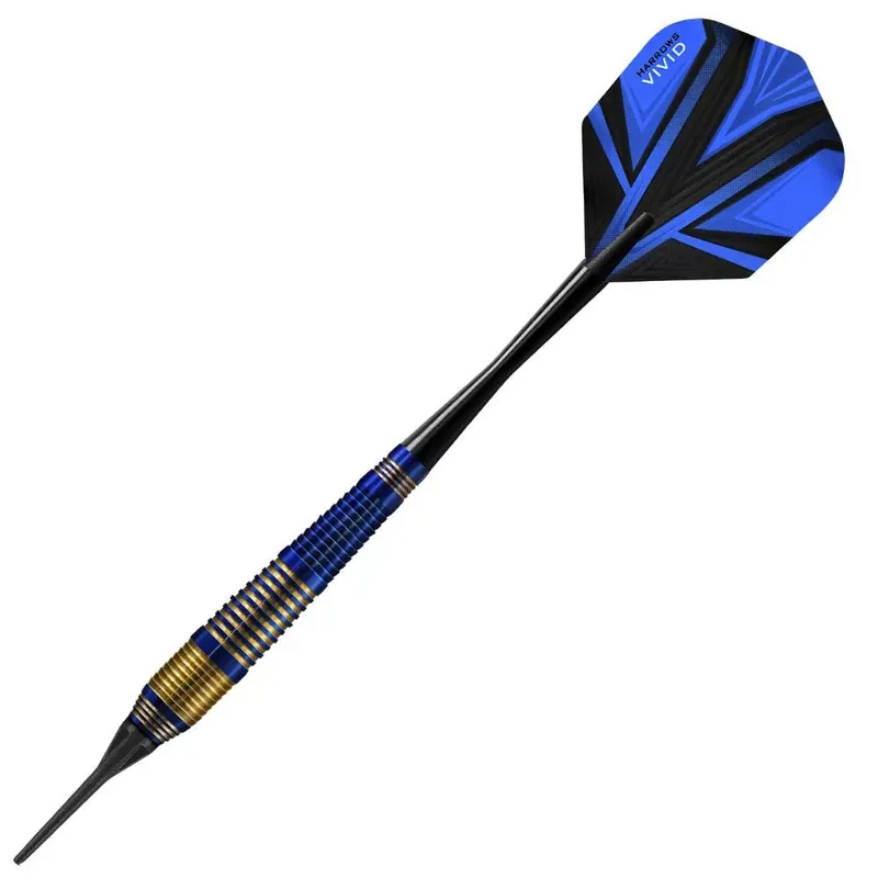 Sada soft šipek Harrows Vivid Blue 18g, brass Pouze Dnes