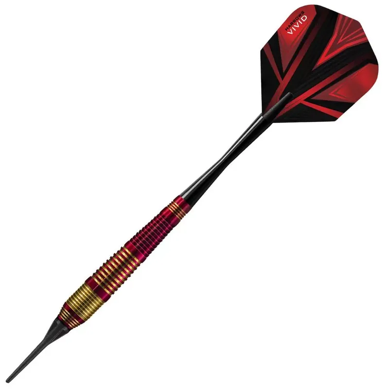 Bezpečná Platba Sada soft šipek Harrows Vivid Red 18g, brass