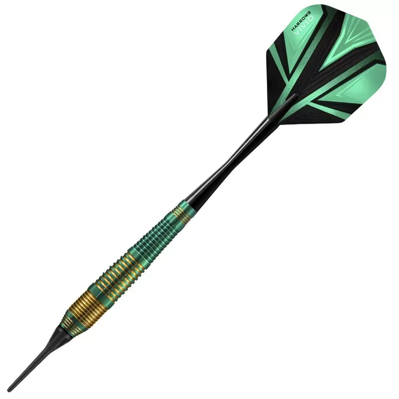 Ihned K Objednání Sada soft šipek Harrows Vivid Green 18g, brass