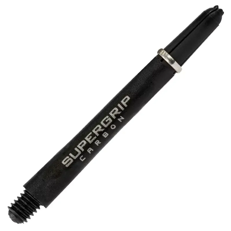 Akce Násadky na šipky Harrows Supergrip Carbon středné, stříbrný prsten