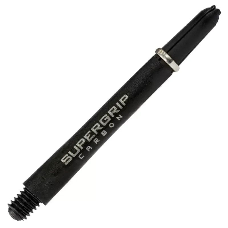 Omezená Nabídka Násadky na šipky Harrows Supergrip Carbon krátké, stříbrný prsten