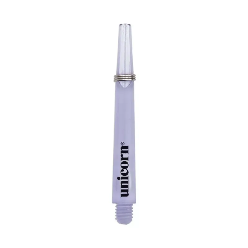 Značkový Násadky na šipky Unicorn Gripper3 mirage, dlouhé, fialové, kouřové