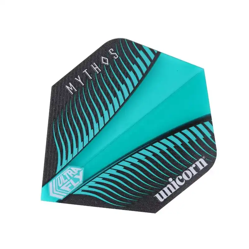 Cenově Výhodný Letky na šipky Unicorn Ultra fly.100 Mythos Griffin, teal, Plus