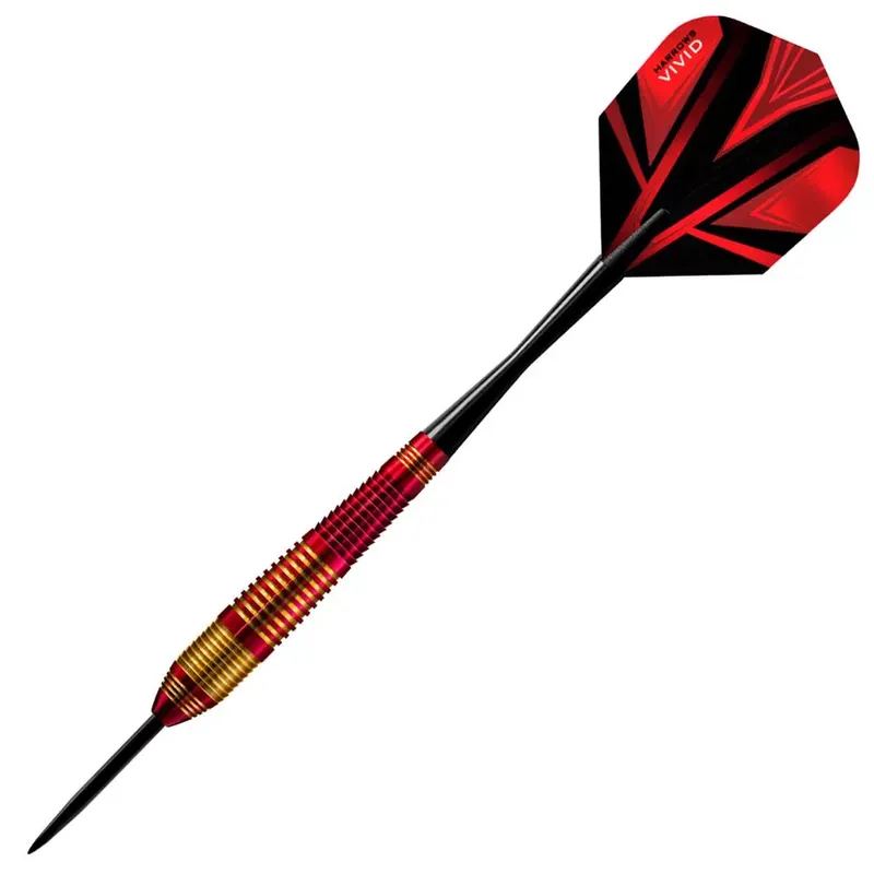 Tovární Cena Sada steel šipek Harrows Vivid R červené 22g, brass