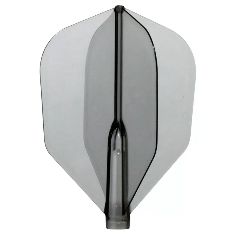 Letky na šipky Cosmo Fit Flight Air Shape průsvitné černé Must-Have