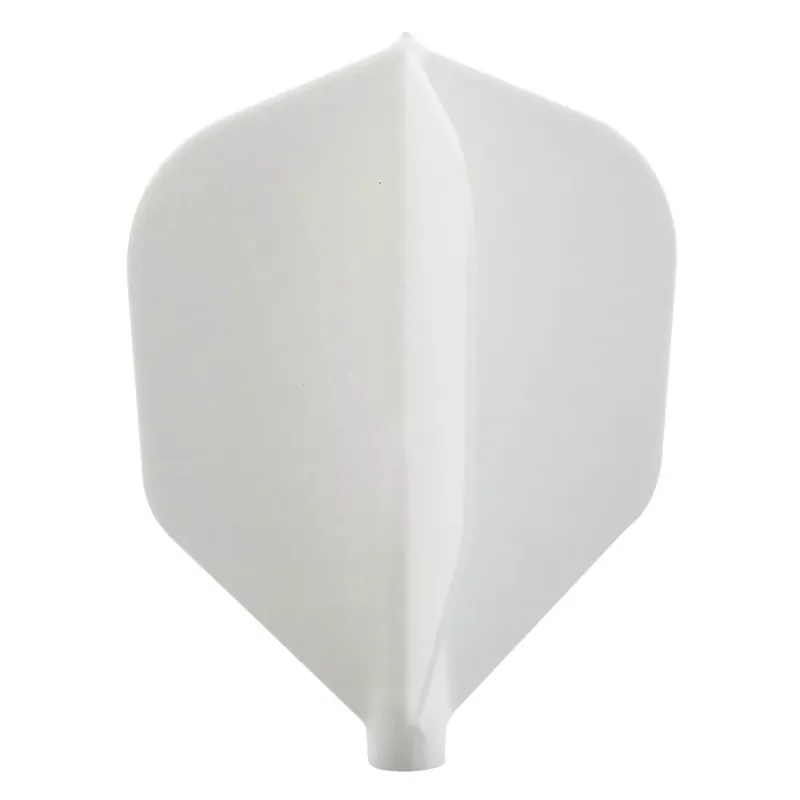 Super Cena Letky na šipky Cosmo Fit Flight Shape bílé, 6ks