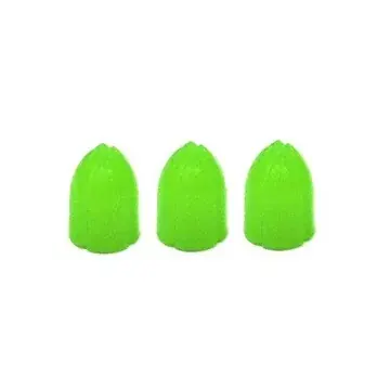 Cenově Výhodný Kroužky na násadky L-Style Shell Lock Ring plastové, zelené, 6ks