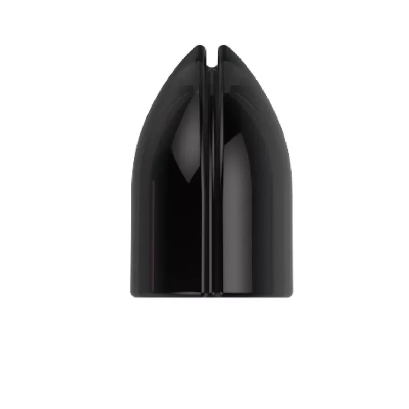Levný Kroužky na násadky L-Style Shell Lock Ring plastové, průsvitné černé, 6ks