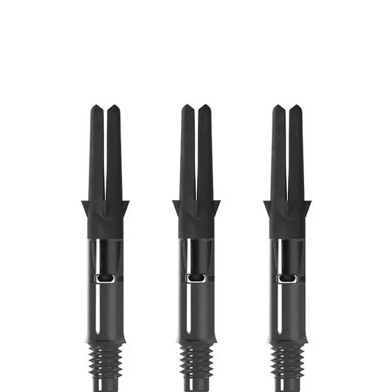 Násadky na šipky L-Style Straight Spin 190 otočné, černé, krátké, 33mm Bezpečná Platba