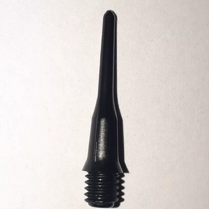Hroty na šipky plastové L-Style ShortLip soft, černé 22mm, závit 2BA, 50ks Super Cena