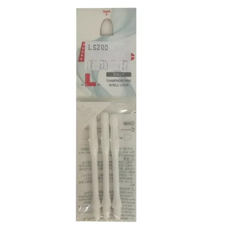 Odeslání Ihned Násadky na šipky L-Style Slim 370, bílé, dlouhé, 51mm
