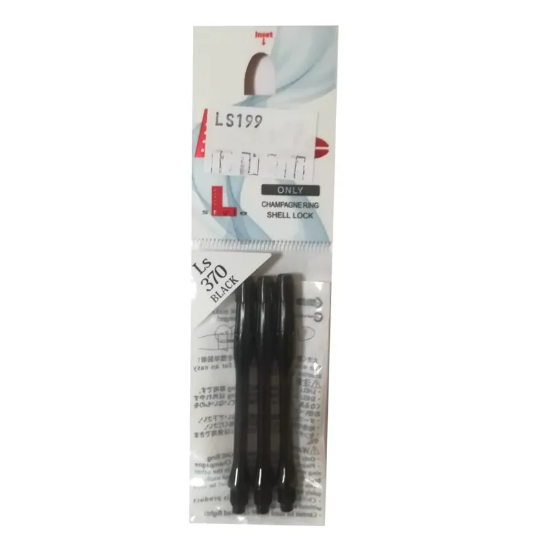 Násadky na šipky L-Style Slim 370, černé, dlouhé, 51mm Časově Omezené
