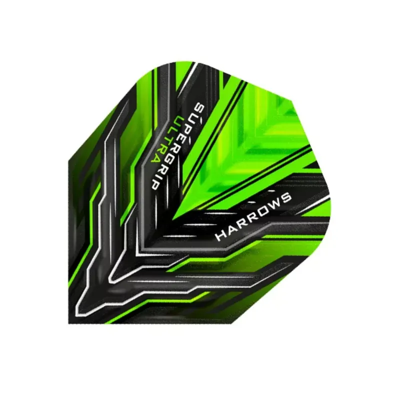 Finální Výprodej Letky na šipky Harrows Supergrip Ultra zelené