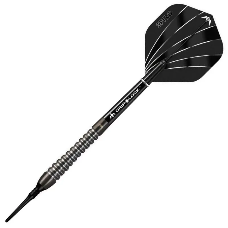 Šipky soft Mission Spiro 19g, M2, curved, 90% wolfram Vysoce Kvalitní