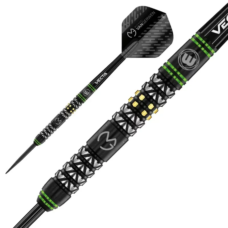Cenově Výhodný Šipky Winmau steel Michael van Gerwen Vantage 24g, 90% wolfram