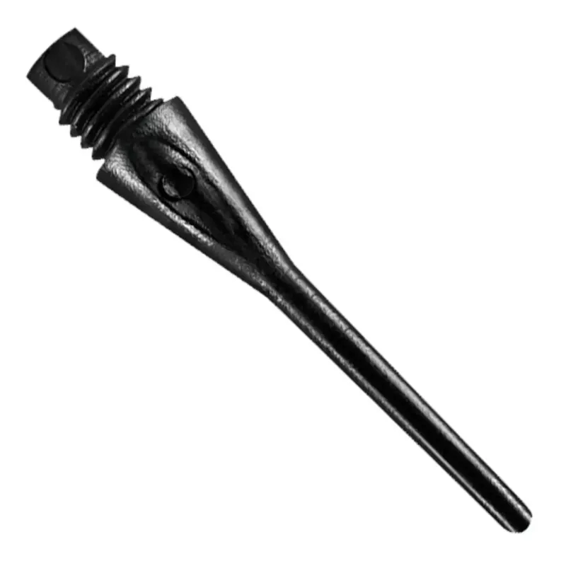 Víkendová Akce Hroty na šipky Harrows soft Dimple, plastové, černé 30 ks/bal, 26mm, závit 2BA