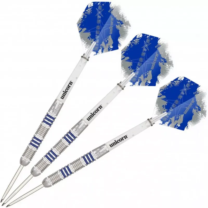 Šipky steel Unicorn Gary Anderson Silverstar 25g, 80% wolfram Aktuální