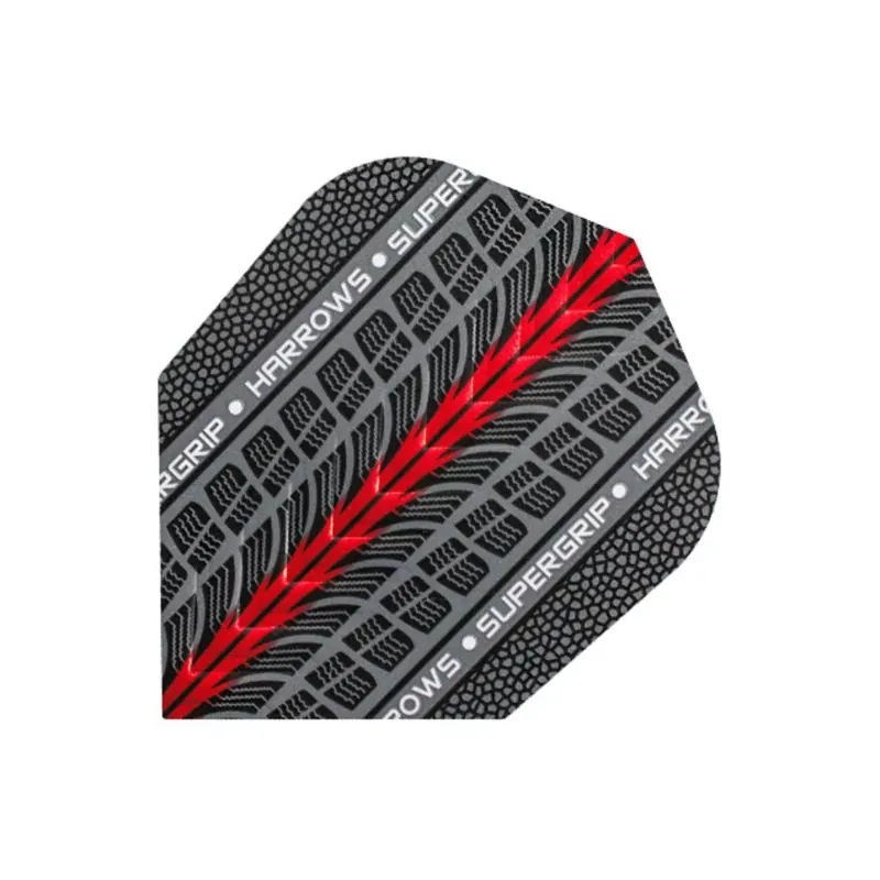 Letky na šipky Harrows Supergrip červené, šedé Top Prodej