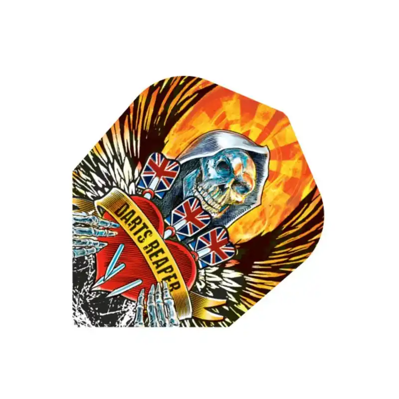 Letky na šipky Harrows Quadro, death metal Vysoce Kvalitní